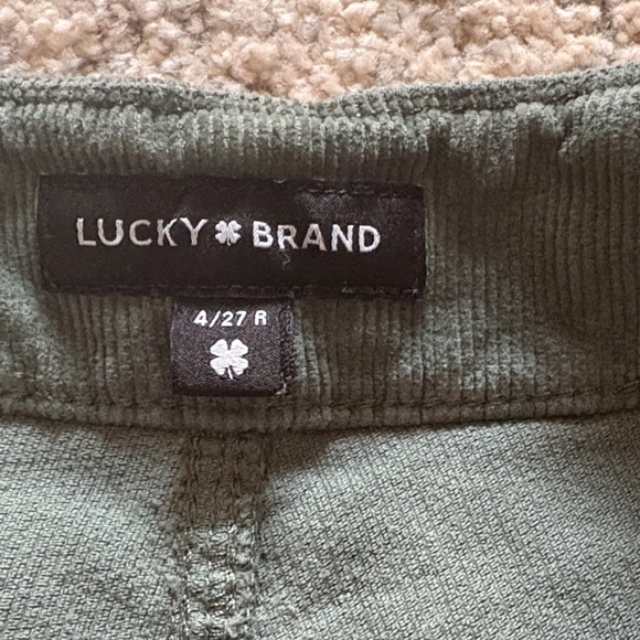 Lucky Brand Women's Dark Green Flare Pants - Picture 3 of 5